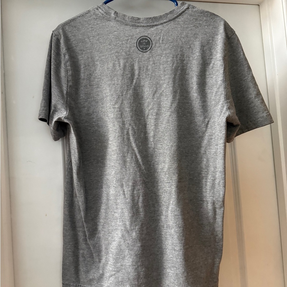 Life Is Good Gray T-Shirt Dog Design Every Snack You Bake Women’s Sz M - Picture 8 of 10